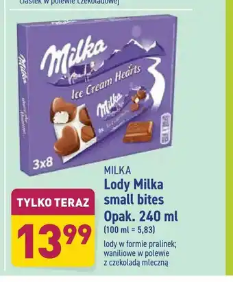 ALDI Lody Milka small bites Opak. 240 ml oferta