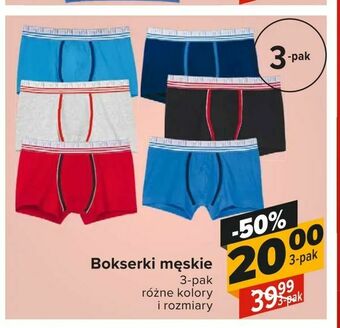 Carrefour Bokserki męskie oferta