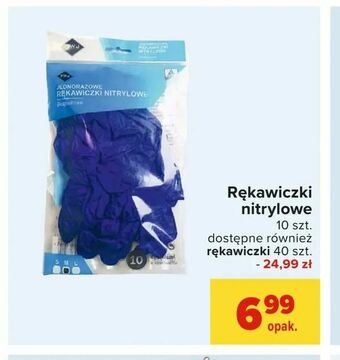 Carrefour Rękawiczki nitrylowe oferta