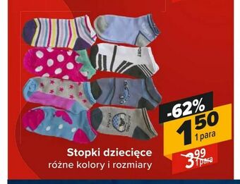 Carrefour Stopki dziecięce oferta