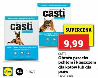 Lidl Obroża przeciw pchłom i kleszczom dla kotów lub dla psów oferta