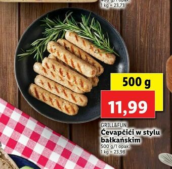 Lidl Ćevapčići w stylu bałkańskim oferta