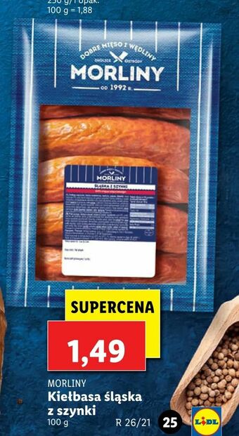 Lidl Kiełbasa śląska z szynki oferta
