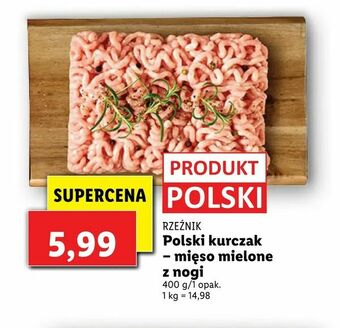 Lidl Polski kurczak - mięso mielone z nogi oferta