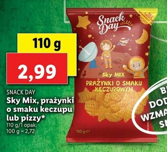 Lidl Sky Mix, prażynki o smaku keczupu lub pizzy oferta