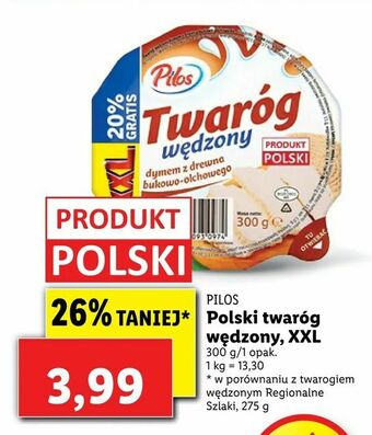 Lidl Polski twaróg wędzony, XXL oferta