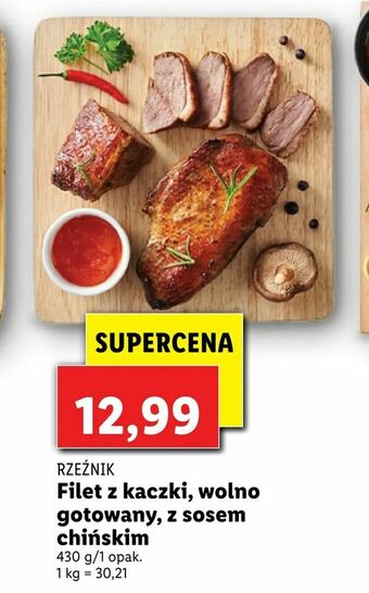 Lidl Filet z kaczki, wolno gotowany, z sosem chińskim oferta
