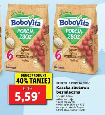 Lidl Kaszka zbożowa bezmleczna oferta