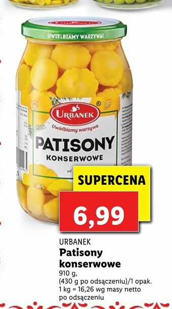Lidl Patisony konserwowe oferta