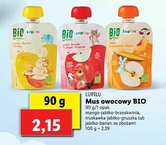 Lidl Mus owocowy BIO oferta