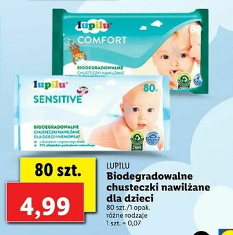 Lidl Biodegradowalne chusteczki nawilżane dla dzieci oferta
