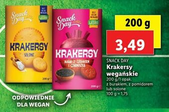 Lidl Krakersy wegańskie oferta