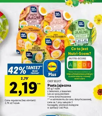 Lidl Pasta jajeczna z łososiem oferta