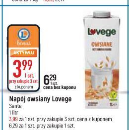 E.Leclerc Napój owsiane sante i love vege oferta