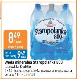 E.Leclerc Woda gazowana staropolanka 800 oferta