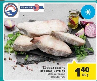 Carrefour Zębacz czarny stek mrożony krymar oferta
