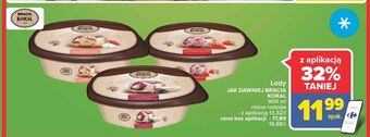 Carrefour Lody z jogurtem i sosem czarnej porzeczki bracia koral jak dawniej oferta