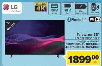 Carrefour Telewizor 55" 55up80003lr lg oferta