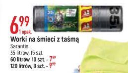 E.Leclerc Worki na śmieci z taśmą 120 l jan niezbędny magnum oferta