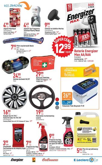 E.Leclerc Baterie aa energizer max oferta