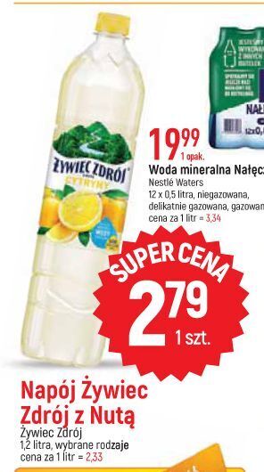 E.Leclerc Woda cytryna żywiec zdrój z nutą... oferta