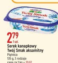 E.Leclerc Serek śmietankowy naturalny piątnica twój smak oferta