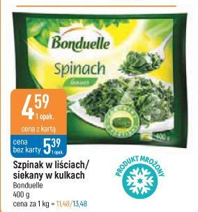 E.Leclerc Szpinak w liściach bonduelle oferta