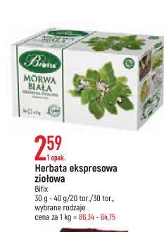 E.Leclerc Herbatka ziołowa morwa biała bifix oferta