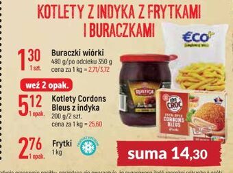E.Leclerc Buraczki wiórki wiodąca marka rustica oferta