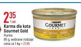 E.Leclerc Karma dla kota kurczak purina gourmet gold oferta
