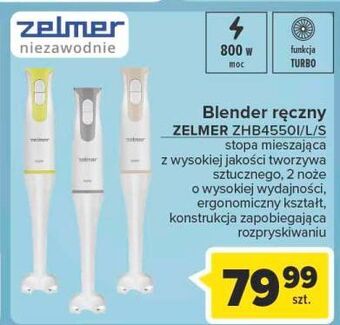 Carrefour Blender zhb4550s zelmer oferta