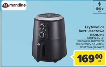 Carrefour Frytownica beztłuszczowa maf1350-21 mandine oferta