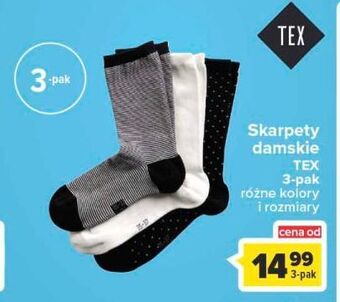 Carrefour Skarpety damskie tex oferta