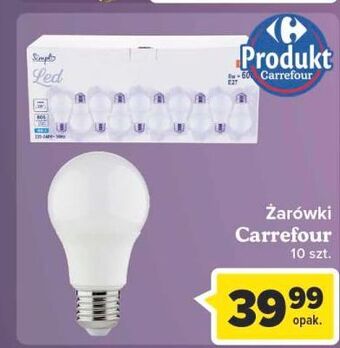 Carrefour Żarówki simply oferta