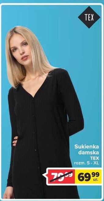 Carrefour Sukienka damska s-xl tex oferta