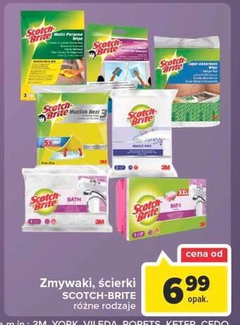 Carrefour Ścierka z mikrofibry do łazienki scotch-brite oferta
