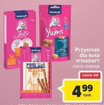 Carrefour Przysmak dla kota vitakraft jelly lovers oferta