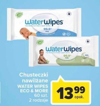 Carrefour Chusteczki nawilżane soapberry waterwipes oferta