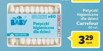 Carrefour Patyczki higieniczne dla dzieci carrefour baby oferta