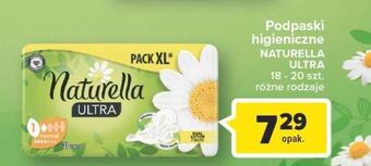 Carrefour Podpaski higieniczne normal naturella ultra oferta