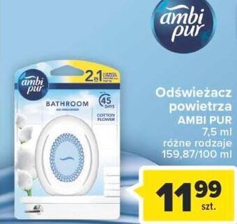 Carrefour Odświeżacz powietrza cotton flower ambi pur bathroom oferta