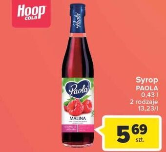 Carrefour Syrop malinowy paola oferta