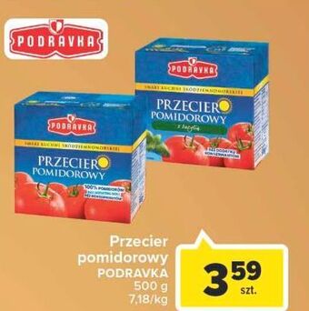 Carrefour Przecier pomidorowy z bazylią podravka oferta