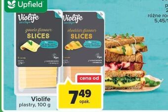 Carrefour Ser w plastrach gouda violife oferta