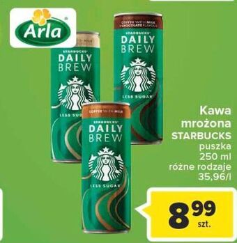 Carrefour Napój kawowy wanilia starbucks daily brew oferta