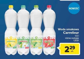 Carrefour Woda truskawkowa carrefour classic oferta