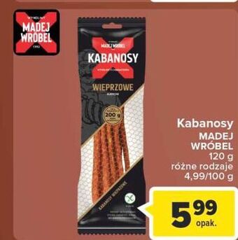 Carrefour Kabanosy wieprzowe madej & wróbel oferta