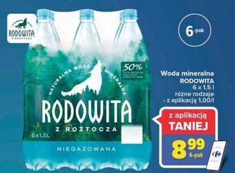 Carrefour Woda niegazowana rodowita z roztocza oferta