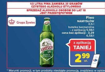 Carrefour Piwo namysłów pils oferta