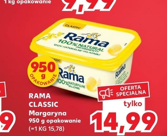 Kaufland Rama classic tłuszcz do smarowania 950 g oferta